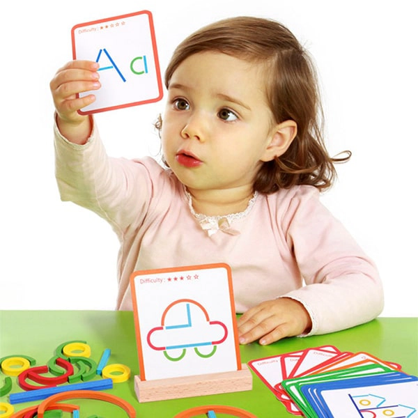 Puzzle din lemn KIDDOQUEST® ecologic și sigur