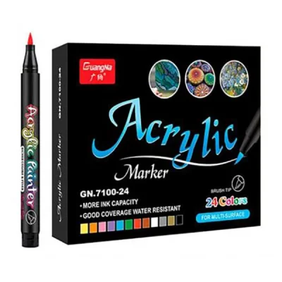 ACRYLICPENS® - 24 bucăți markere acrilice
