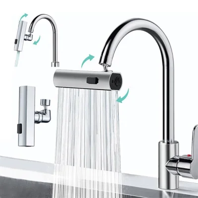 Extensie inovatoare 3 în 1 pentru robinetul TORRENTIA®