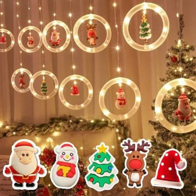 Inele LED strălucitoare de Crăciun JollyRings®