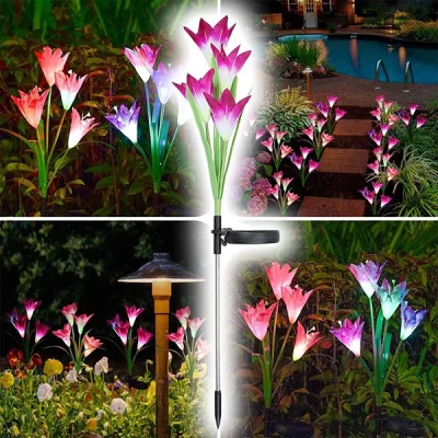 Set 3 buc. Flori solare decorative LILYFLOW®
