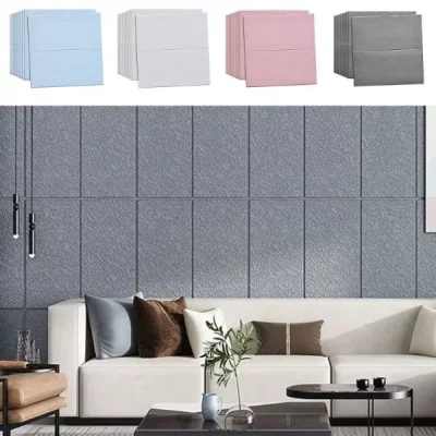 Set de 5 tapet 3D autoadeziv impermeabil - FORMWALL®