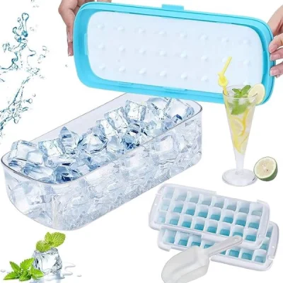 Set 2 buc. ICEMATE® Forme pentru gheață cu recipient și cupă