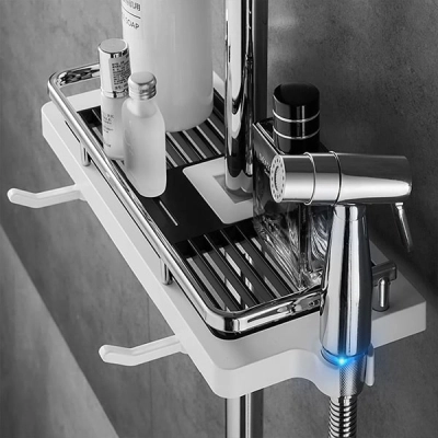 Suport de duș inovator SOAPHUB® fără găurire