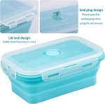 Set de 4 cutii pliabile din silicon pentru depozitarea alimentelor POPLATE® set de 4 cutii pliabile din silicon pentru depozitarea alimentelor poplate