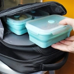 Set de 4 cutii pliabile din silicon pentru depozitarea alimentelor POPLATE® set de 4 cutii pliabile din silicon pentru depozitarea alimentelor poplate